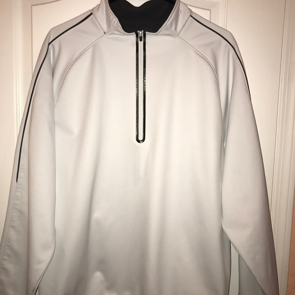 Slazenger Men's White Long Sleeve Golf Jacket - Picture 1 of 3